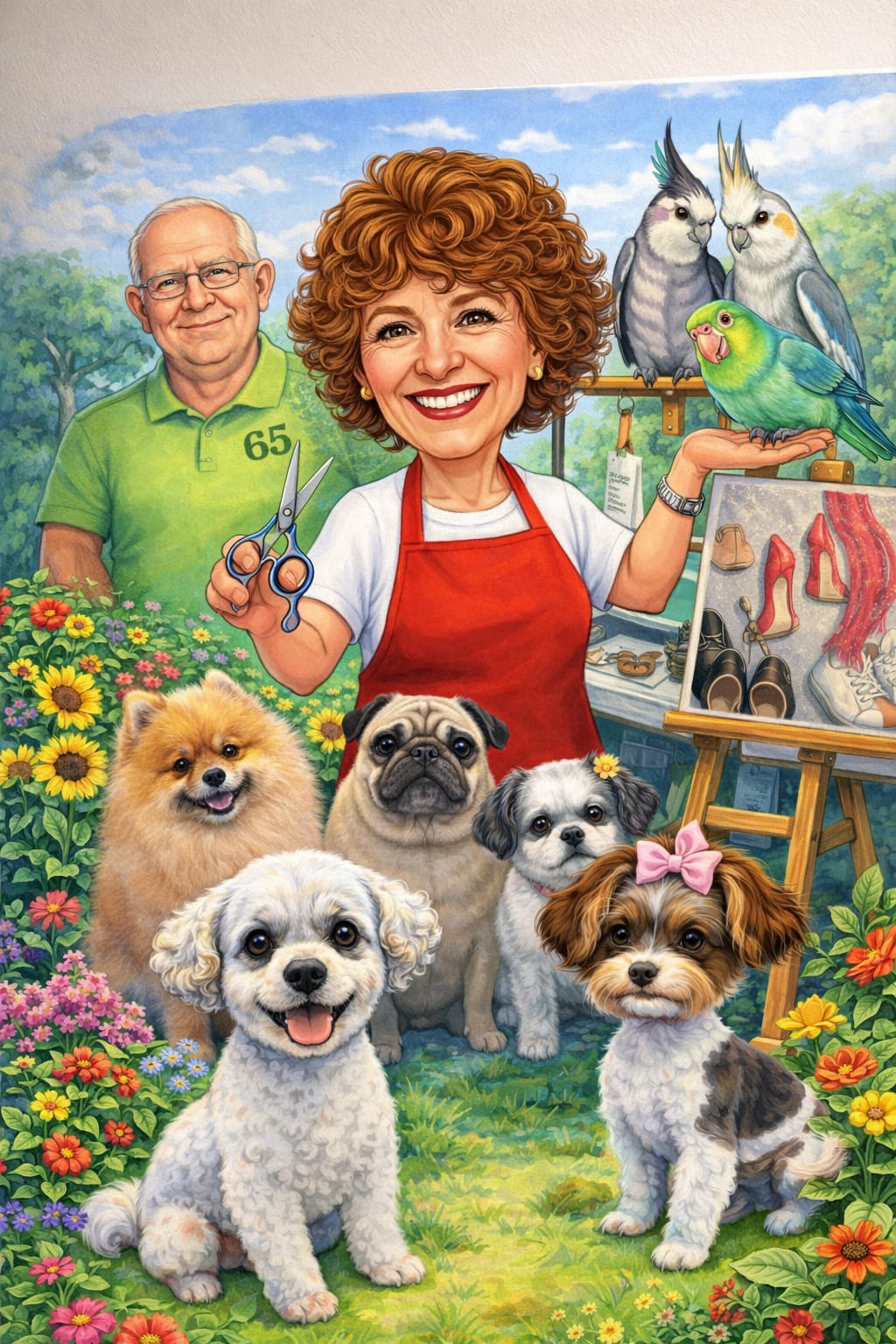 Yulia Denisenko, certified dog groomer